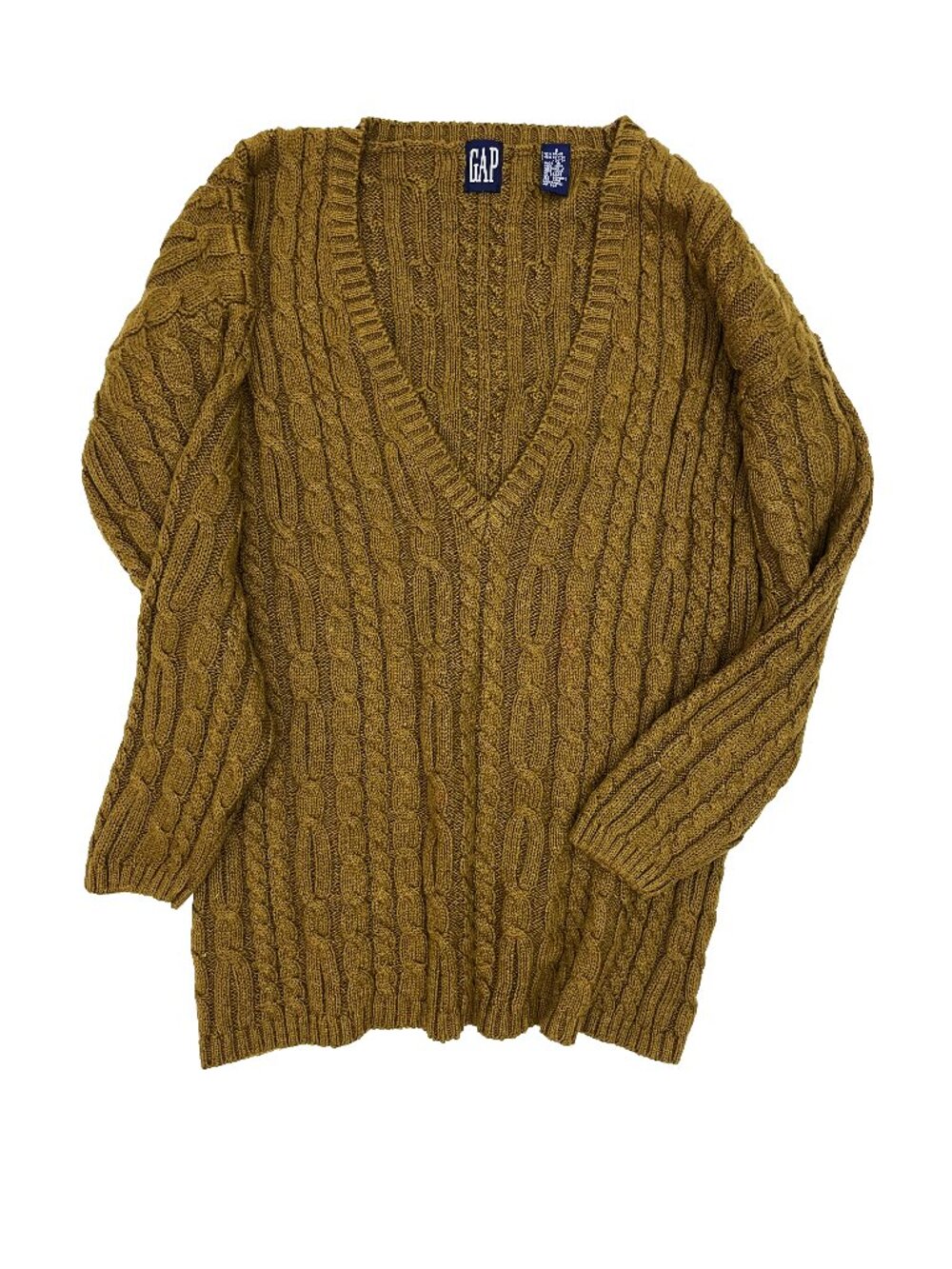 Gap Vintage Deep V-neck Chunky Oversized Sweater Womens S